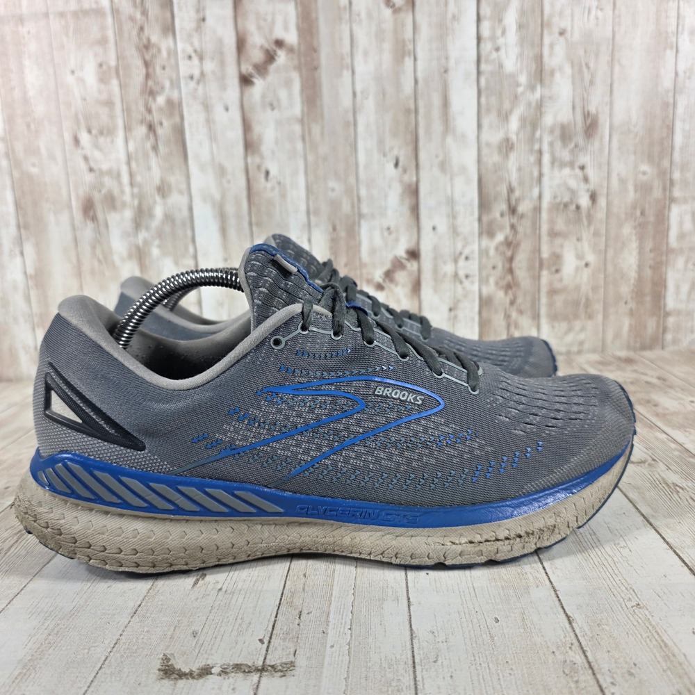 Brooks Glycerin GTS 19 Mens Running Shoes Grey Blue‎ 1103571D095 Size 11.5
